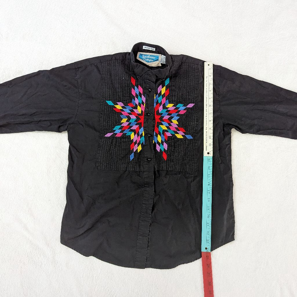 Southwest Canyon Vintage 1993 Embroidered Southwestern Button Up - Picture 6 of 9